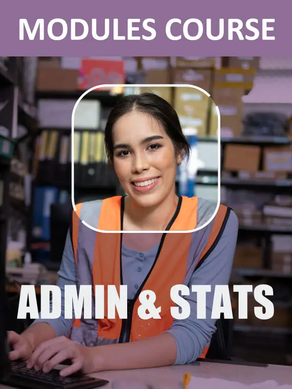 Admin & Stats Course is a training session offered online or in person, designed to help users master FlexManager's Modules.