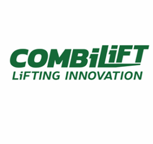 Combilift logo as a feature image for a case study on the FlexManager compliance system.
