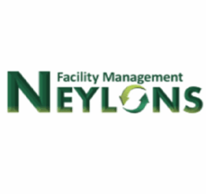 Neylons Facility Management logo as a feature image for a case study on the FlexManager compliance system.