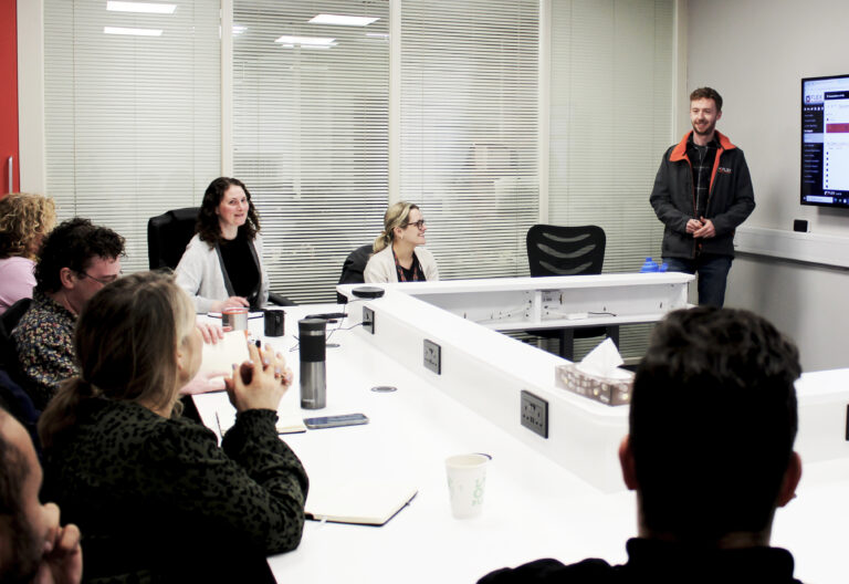 Academy for training being received by working professionals from a super admin at FlexManager academy.