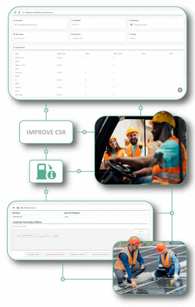 Emissions Calculator System is a solution for real-time tracking, accurate measurement, and visualization of environmental impact to simplify reporting and meet sustainability targets.