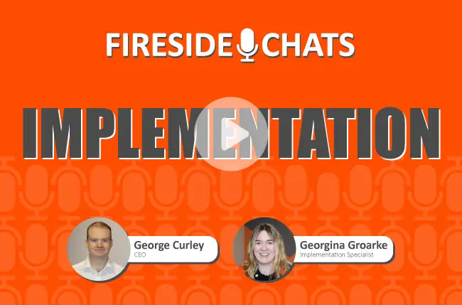 Experts in a fireside chat discussing successful implementation strategies for HSEQ compliance software.