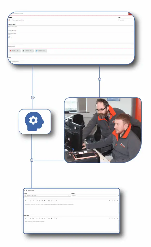 FlexManager's Lessons Learnt Module is a central repository for organizational knowledge, enabling teams to share experiences and disseminate best practices for quality improvement.