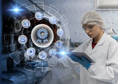 Quality Professional using FlexManager Quality Control Solutions, a comprehensive platform for robust quality management, document control, policies, and audit-ready records, ensuring high-quality output and consistent standards