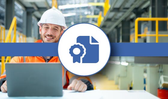 HSEQ professional using Document Control, a FlexManager's Solution for total document traceability, version control, and audit-ready records with digital signatures