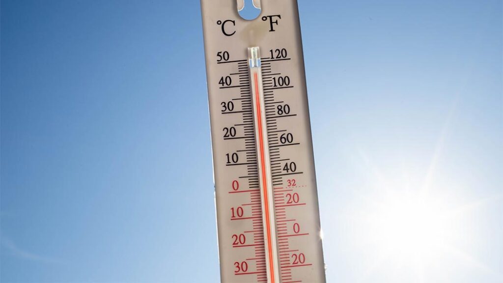 A thermometer for measuring heat for guidance which is becoming critical for the workforce.
