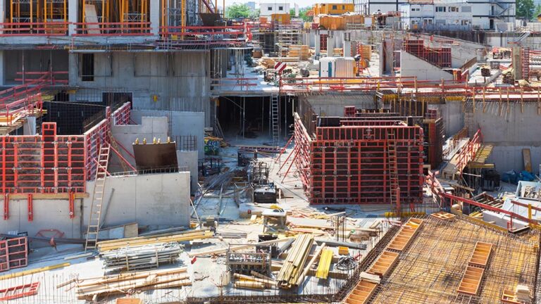 Construction market presented as a site based on an overview given by a consultant.