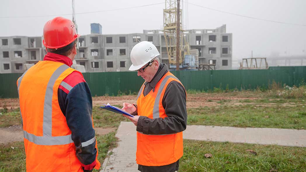 Inspections being undertaken by trained professionals to ensure safety and compliance on sites.