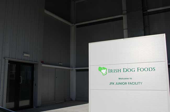 Irish Dog Foods primary facility located in Co. Meath, where they create quality product.