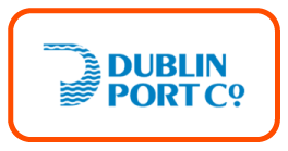 Dublin Port logo highlighting 2026 maritime compliance, safety standards, and HSEQ oversight.