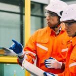 Campaign for safety inspections being undertaken by the HSA, represented by HSEQ workers performing an inspection.