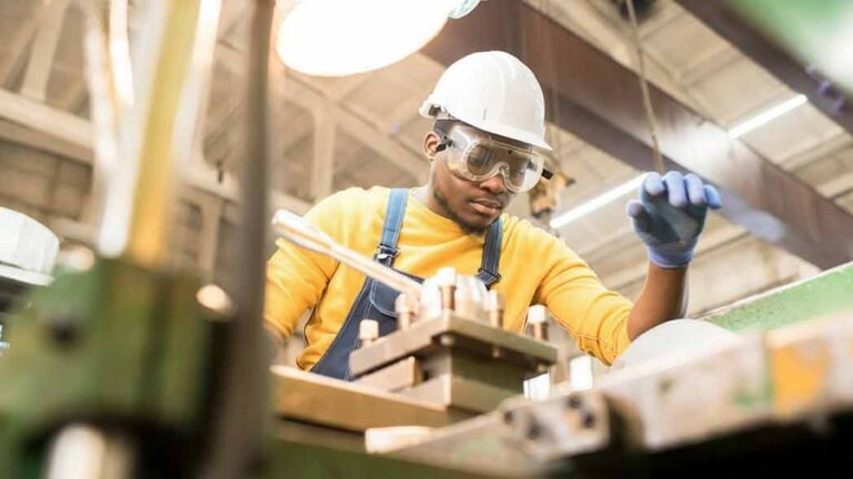 Manufacturing professional ensuring details are monitored and quality is at the forefront.