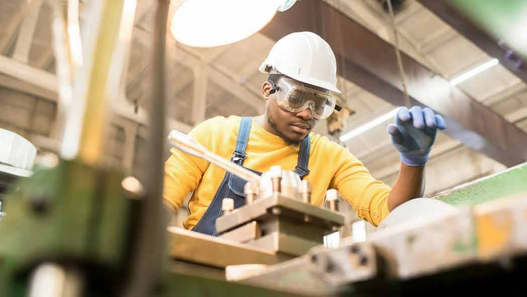 Manufacturing professional ensuring details are monitored and quality is at the forefront.