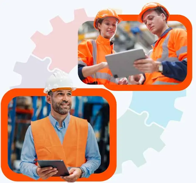 Manufacturing worker tracking health, safety and quality compliance with FlexManager