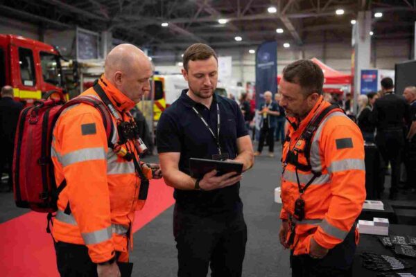FlexManager exhibiting at the Emergency Services & Military Expo supporting fire and rescue compliance