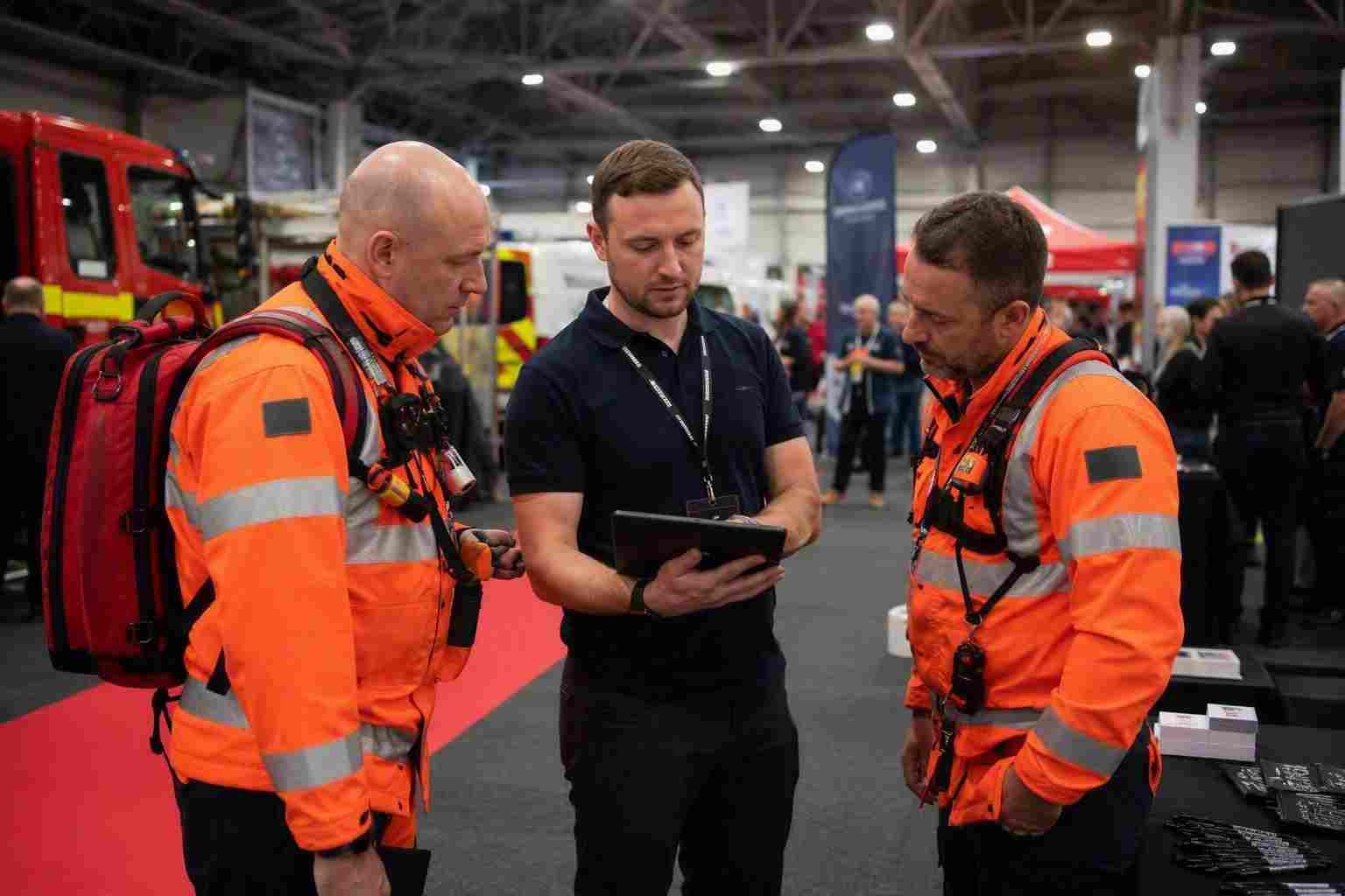 FlexManager exhibiting at the Emergency Services & Military Expo supporting fire and rescue compliance