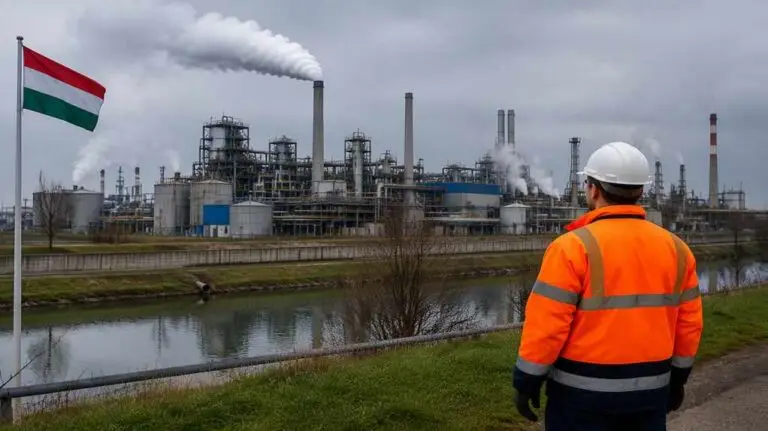 Industrial manufacturing facility in Hungary facing new environmental fines for pollution violations